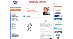 Desktop Screenshot of epitoanyag-siofok.hu